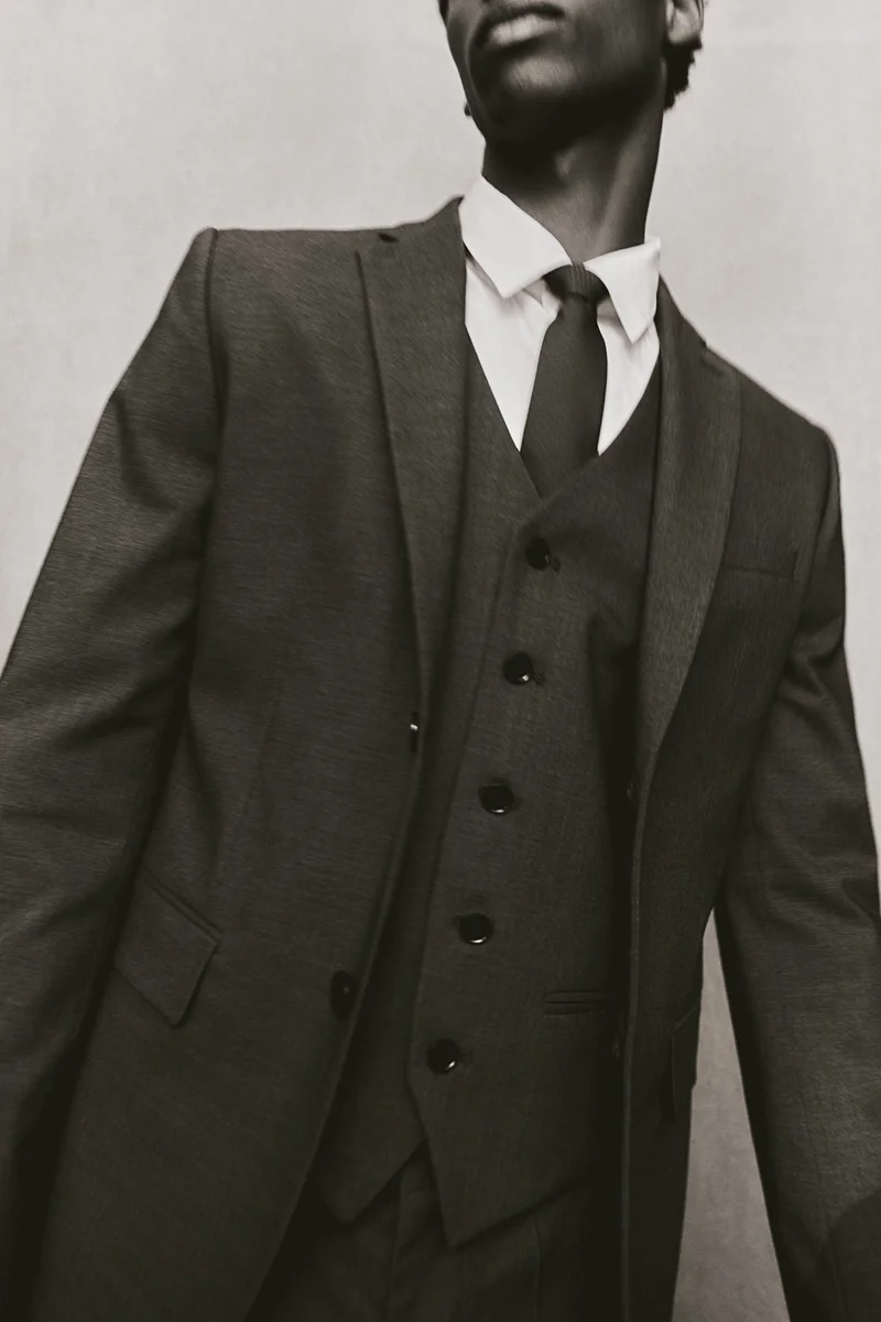 H&M Slim Fit Suit waistcoat